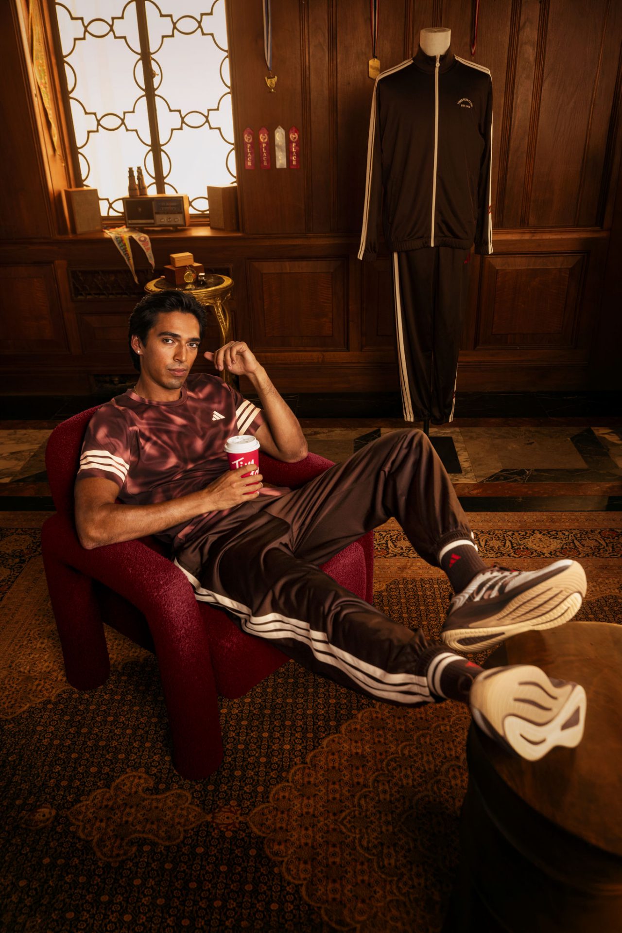 Tim Hortons and adidas are celebrating National Coffee Day with a new Tims Run Club footwear and apparel collection available on September 24 on TimShop.ca 